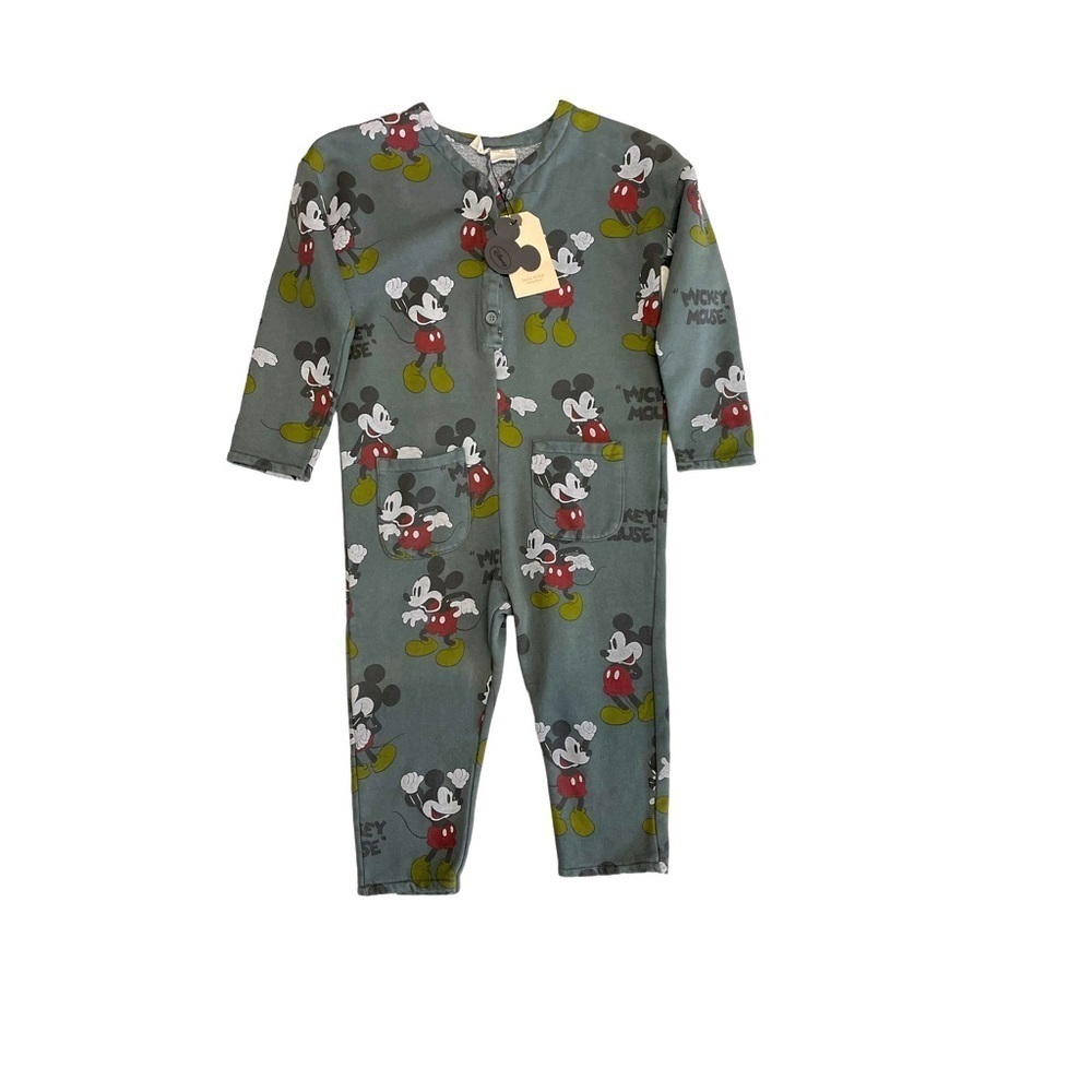 NWT Zara Kids Mickey Mouse Footless PJsSize 8